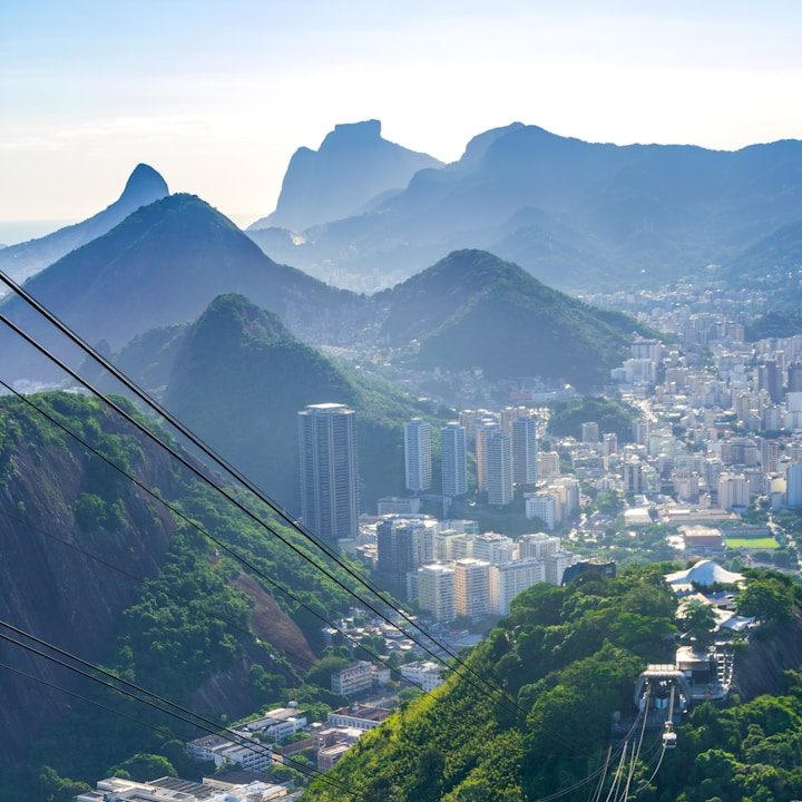 Lokale Marktkenntnis Brasilien Blick auf die Berge und die Küste von Rio de Janeiro – Fundierte lokale Expertise für den brasilianischen Markt